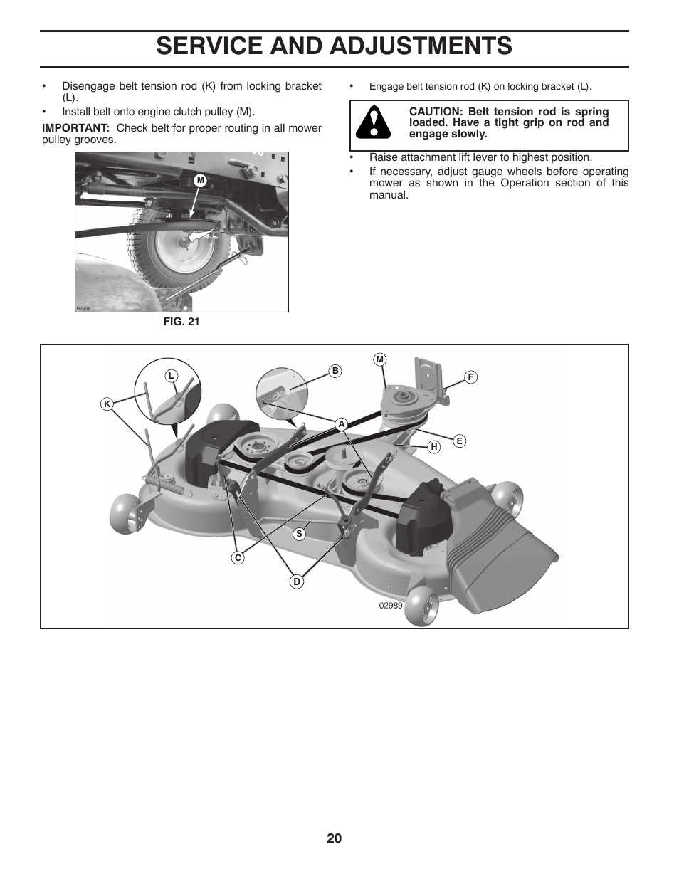 Service and adjustments | Univex 96043004400 User Manual | Page 20 / 48