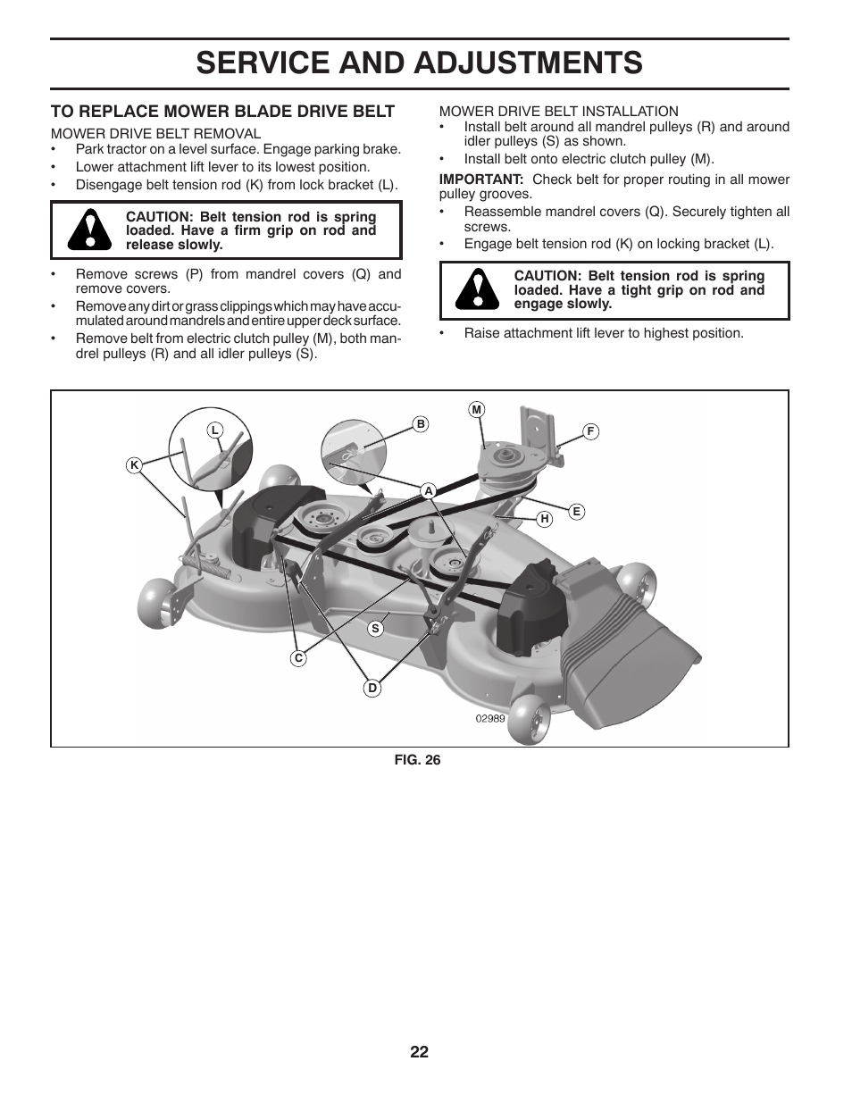 Service and adjustments | Univex 96043004400 User Manual | Page 22 / 48