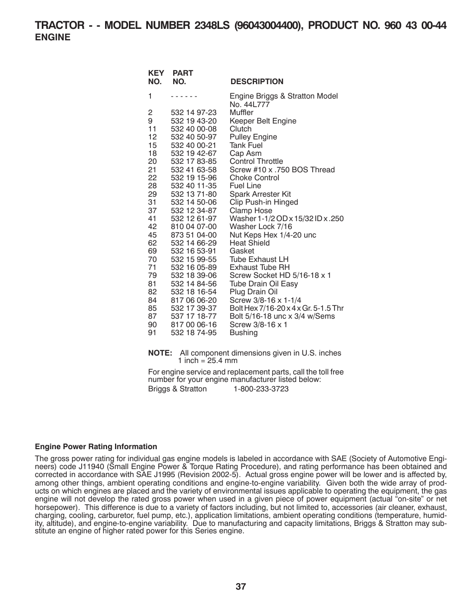 Univex 96043004400 User Manual | Page 37 / 48