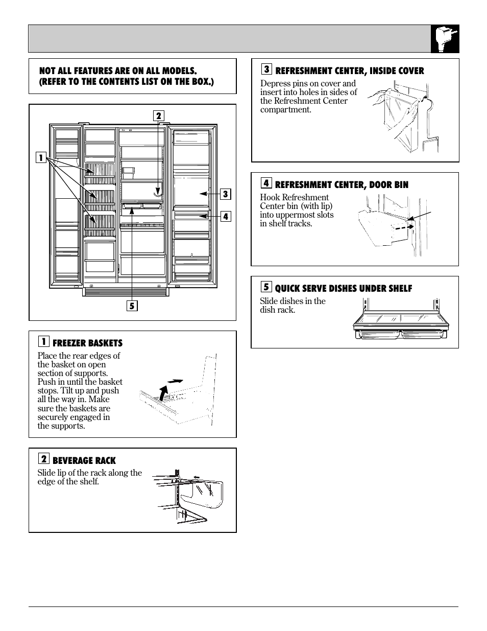 Additional features, 15 additional features | Univex Refrigerator - Freezer User Manual | Page 15 / 18