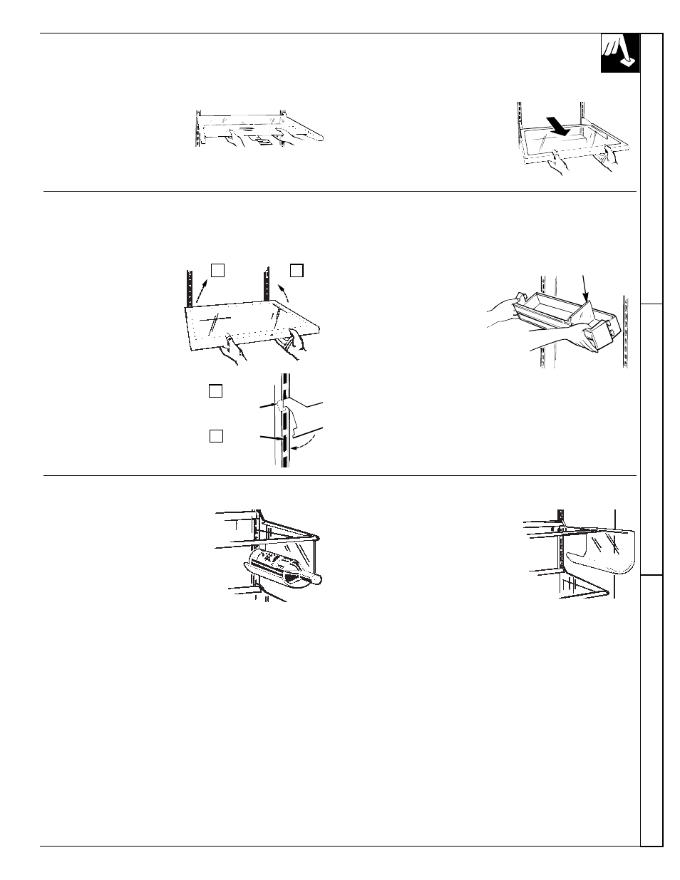 Shelves | Univex Refrigerator - Freezer User Manual | Page 7 / 18