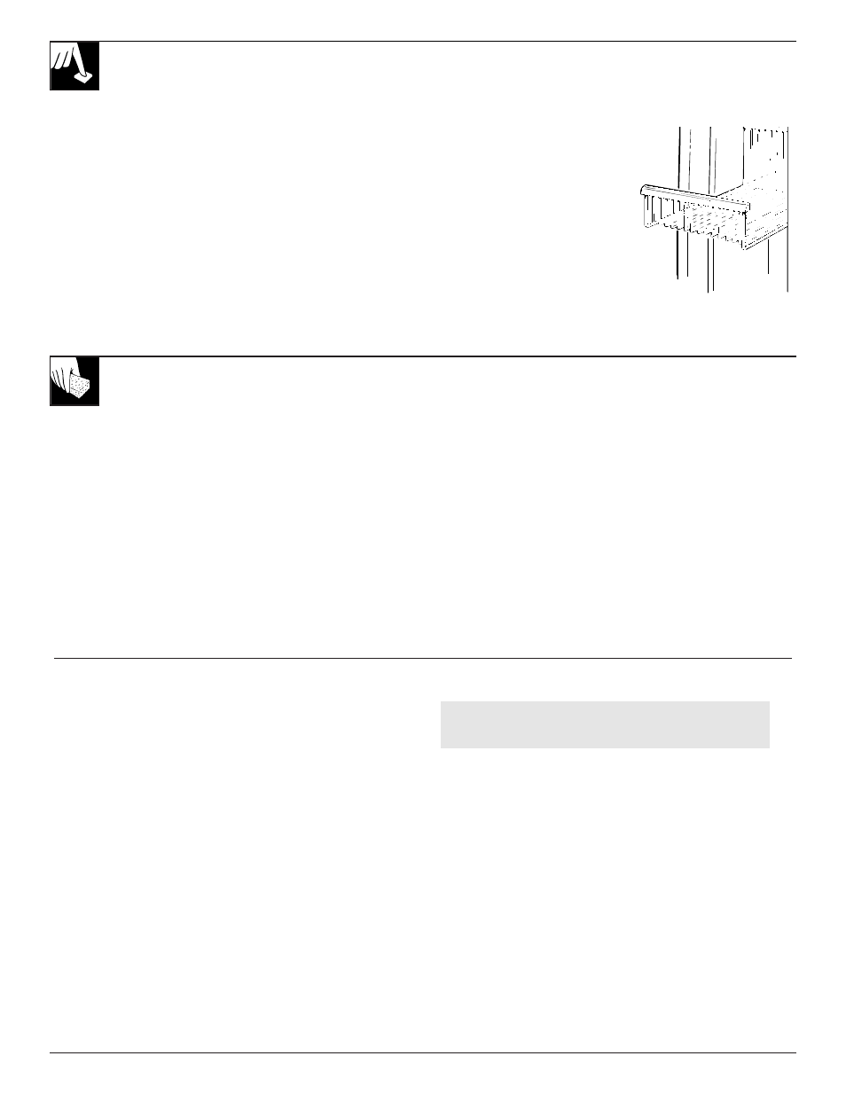 Freezer compartment, Freezer baskets loading the freezer compartment, Cleaning—inside and outside | Care and cleaning | Univex Refrigerator - Freezer User Manual | Page 8 / 18