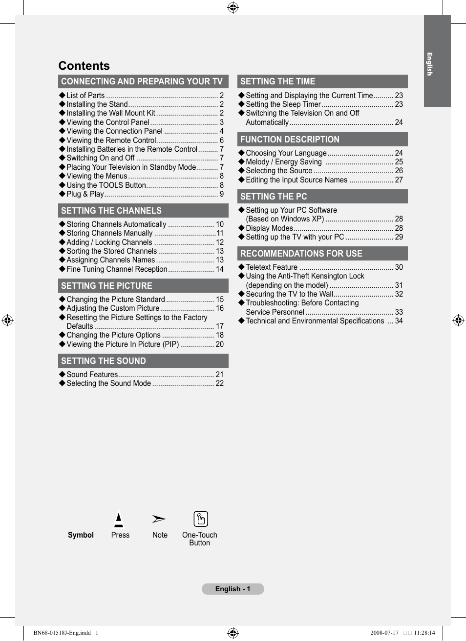 Univex LCD TV User Manual | Page 3 / 36