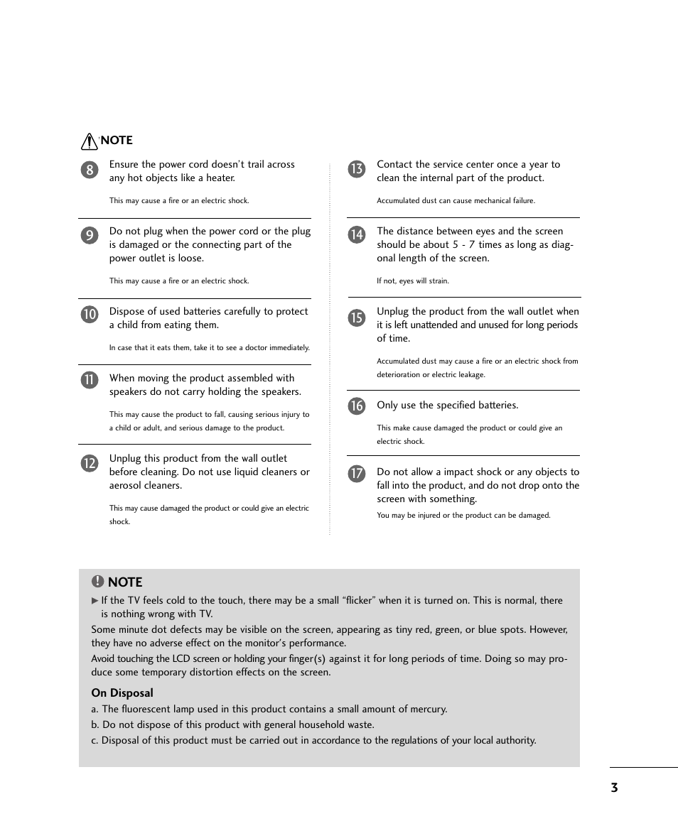 LG 15LS1RA User Manual | Page 5 / 56