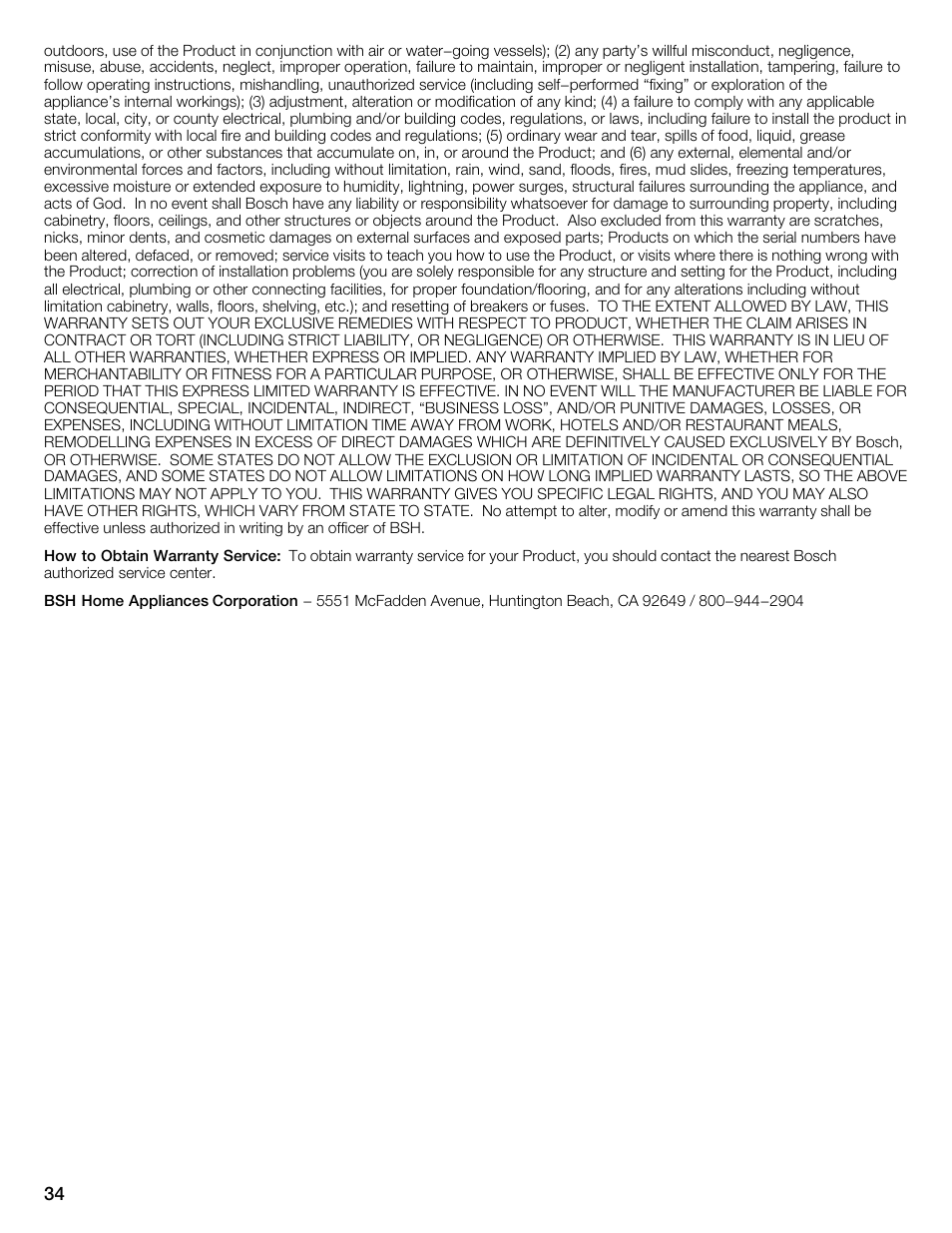 Univex Aquastop 800 series User Manual | Page 34 / 108