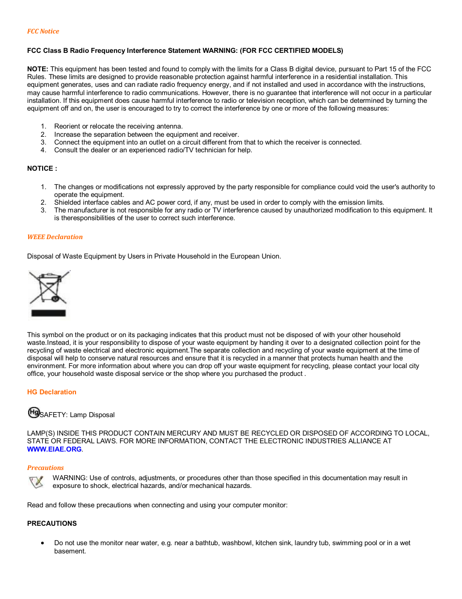 AOC 2217V User Manual | Page 2 / 24