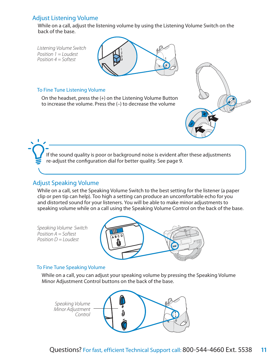 Questions | Univex SupraPlus Wireless Headset System User Manual | Page 11 / 16