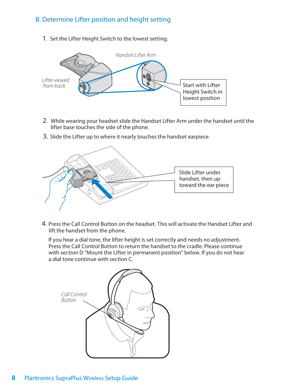 Univex SupraPlus Wireless Headset System User Manual | Page 8 / 16