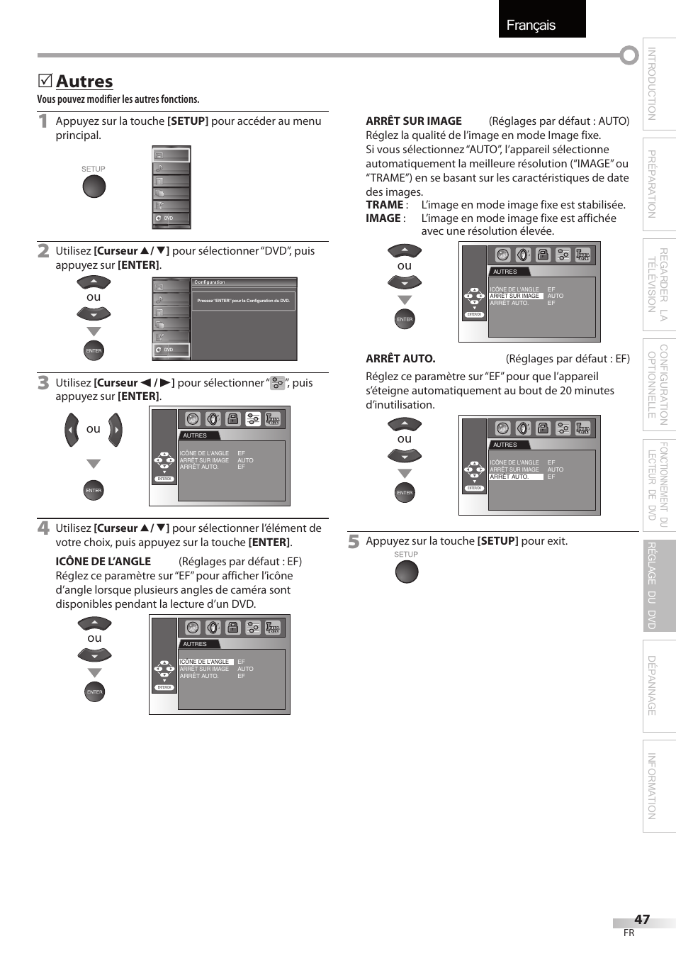 Français, Autres | Univex LD190SS1 User Manual | Page 104 / 166