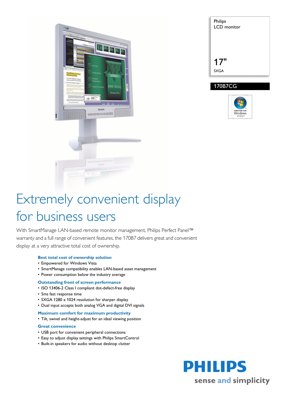 Univex 170B7CG User Manual | 3 pages