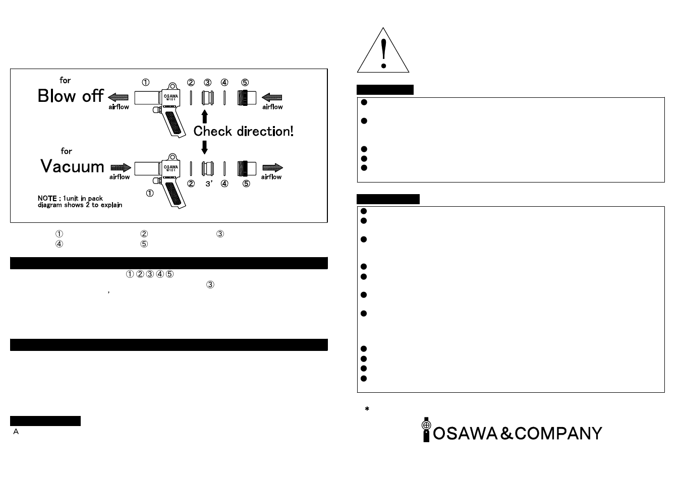 Univex Wonder Gun W101 User Manual | 2 pages