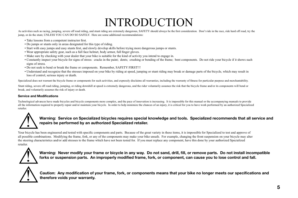 Introduction | Univex Epic User Manual | Page 5 / 14