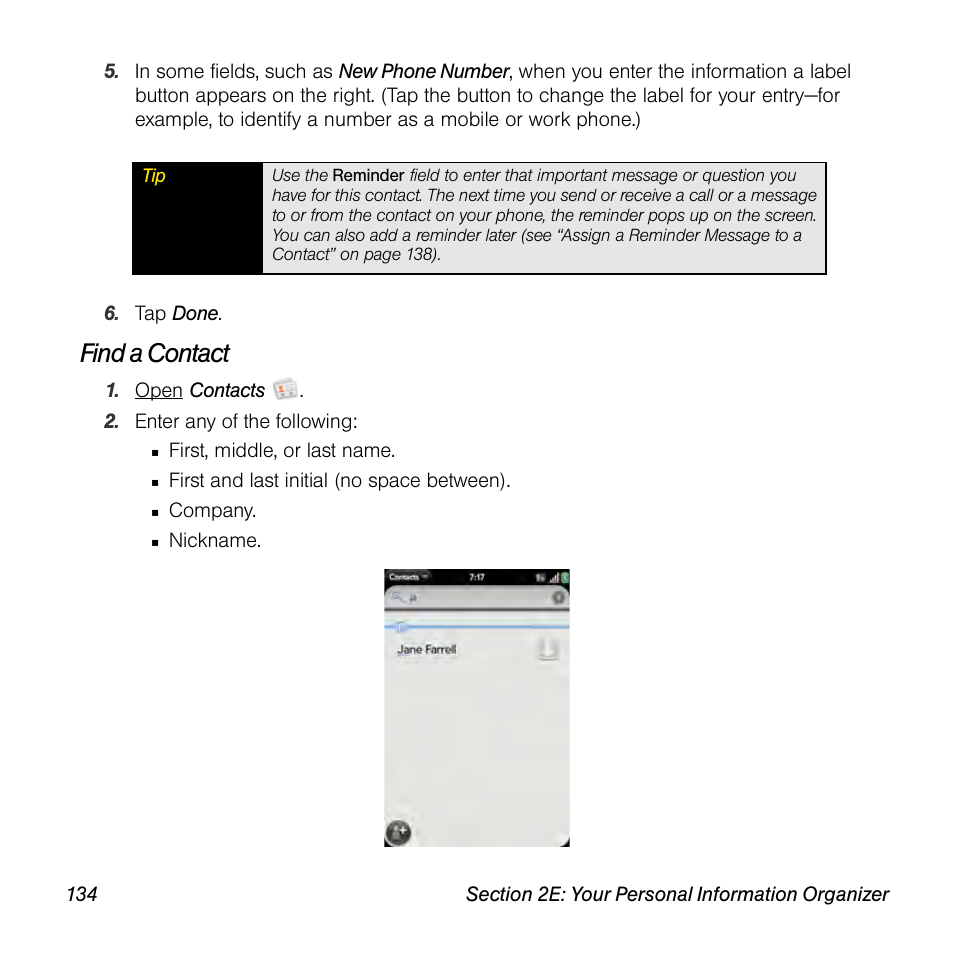 Find a contact | Univex Pre p100eww User Manual | Page 134 / 344