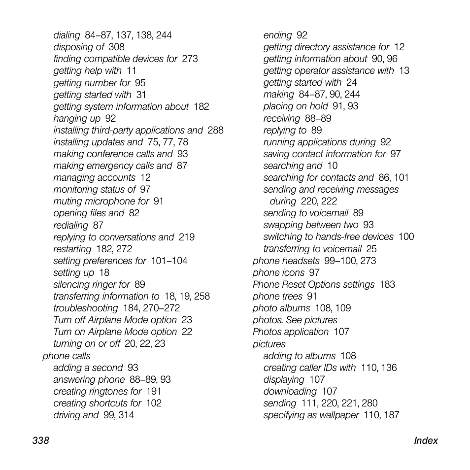 Univex Pre p100eww User Manual | Page 338 / 344