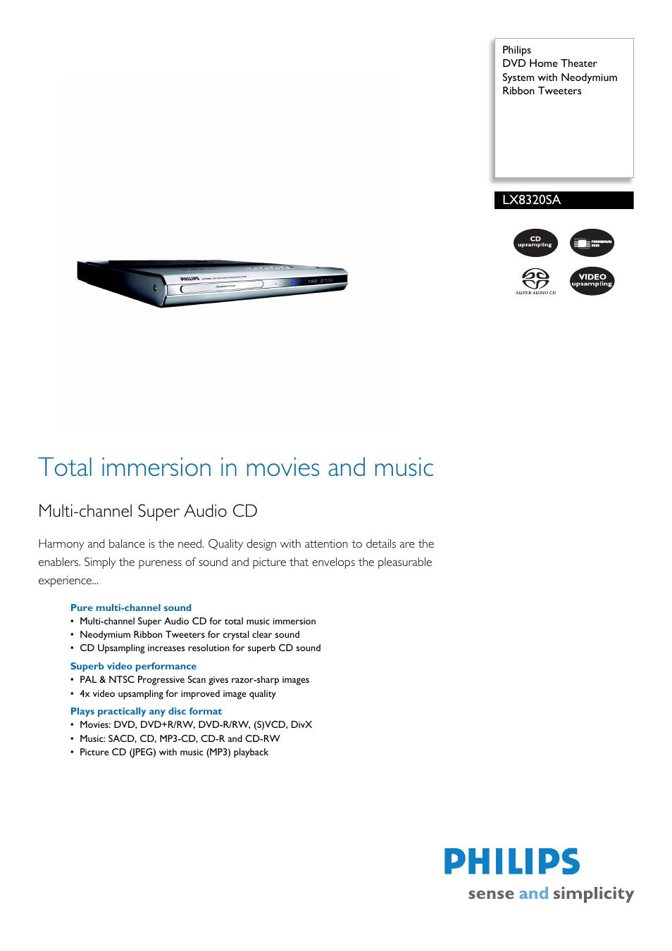 Univex LX8320SA User Manual | 2 pages