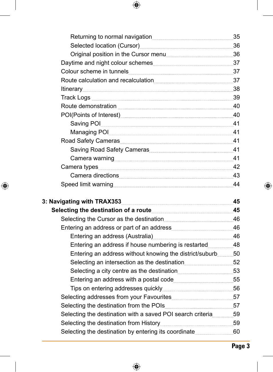 Univex TRAX353 User Manual | Page 3 / 132