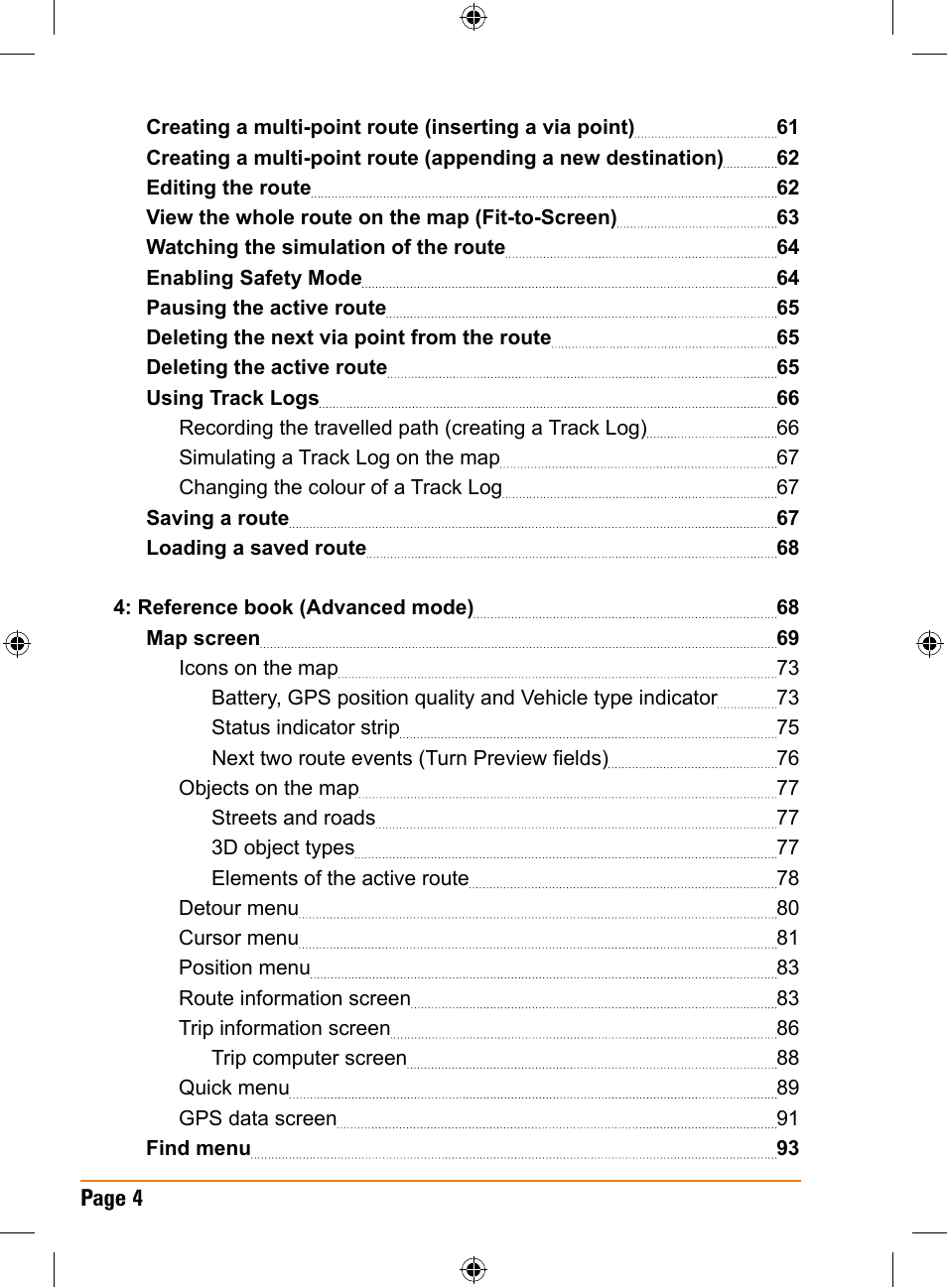 Univex TRAX353 User Manual | Page 4 / 132