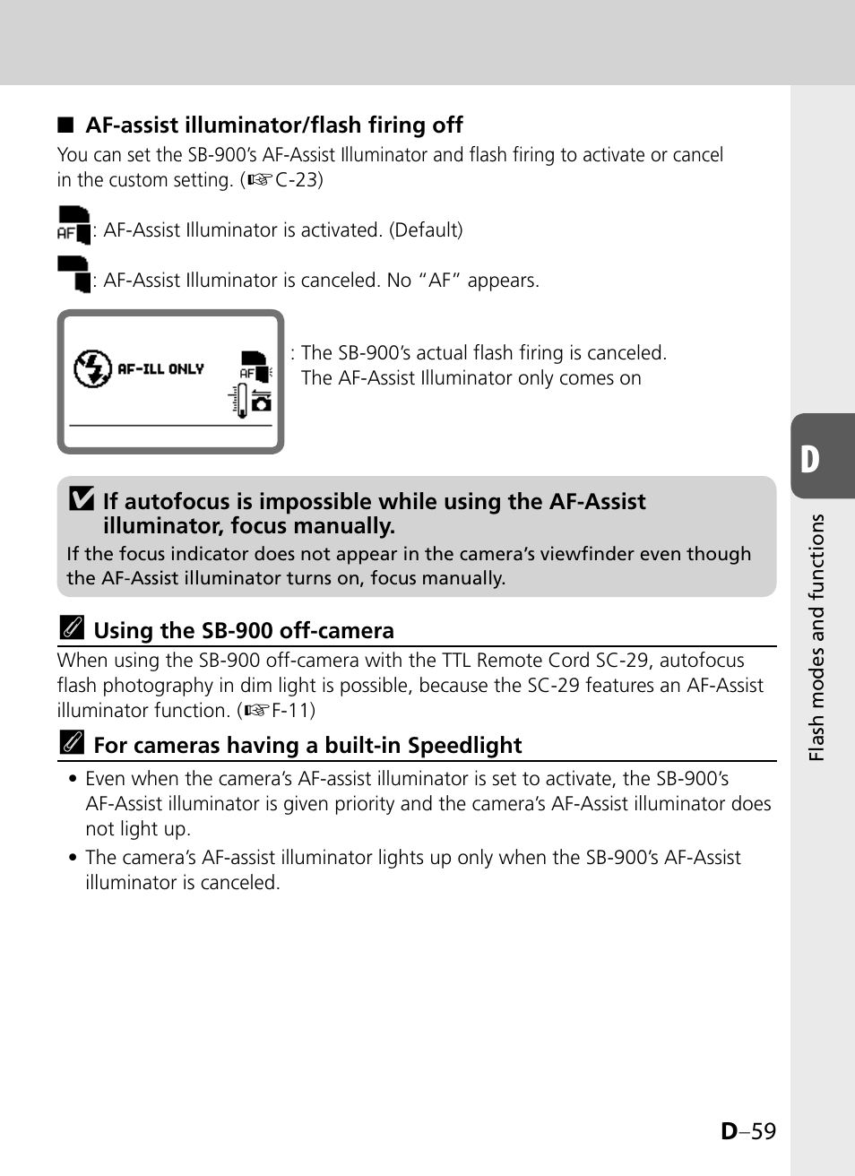 Nikon SB-900 User Manual | Page 109 / 142