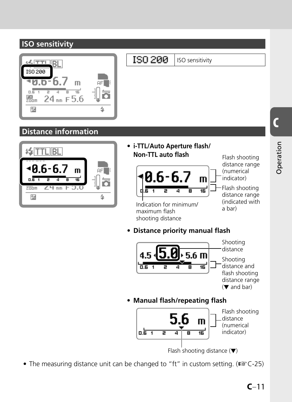 C –11 | Nikon SB-900 User Manual | Page 33 / 142