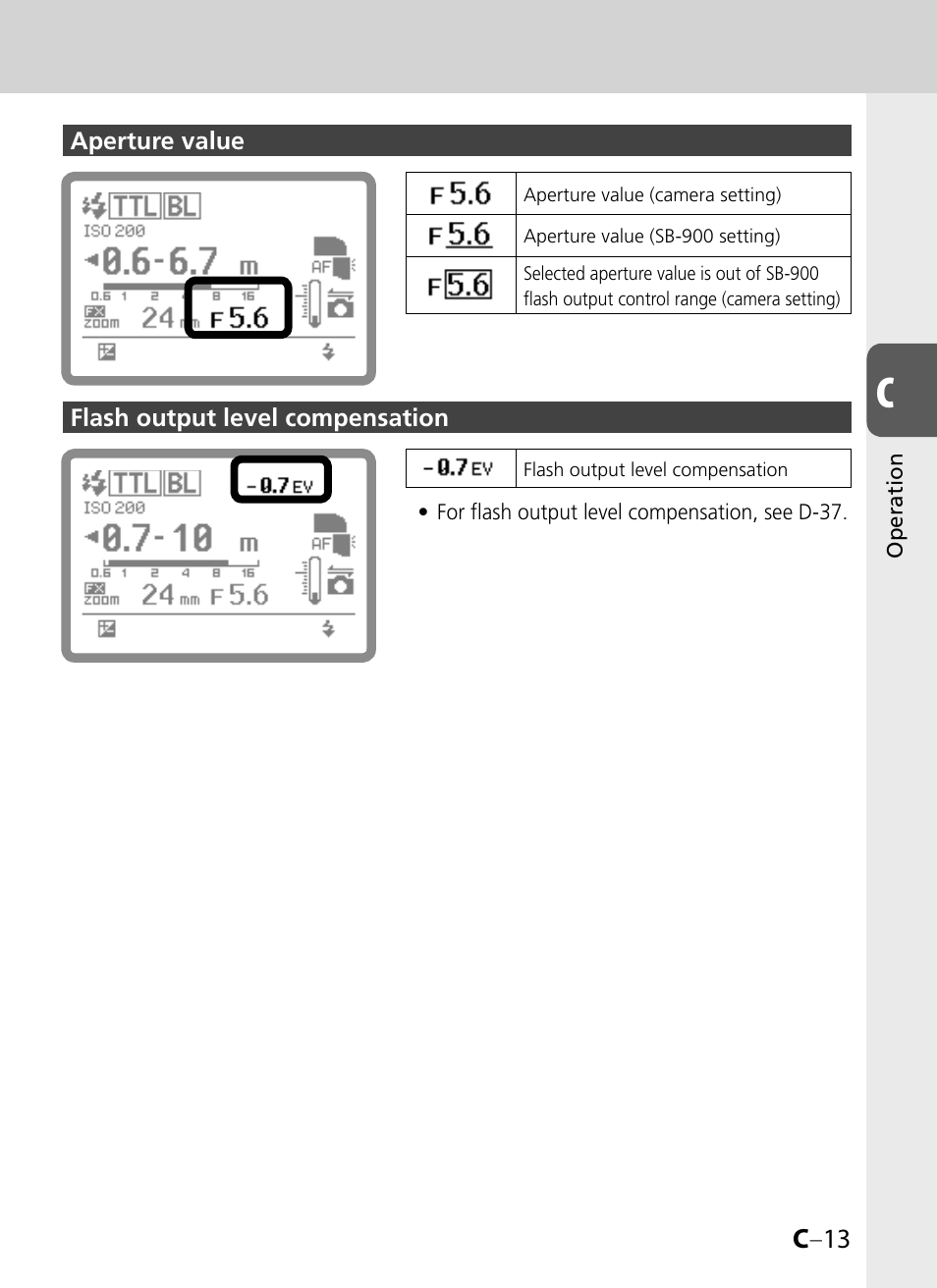 C –13 | Nikon SB-900 User Manual | Page 35 / 142