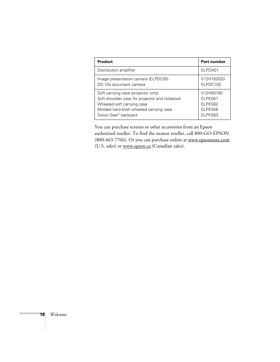 Univex PowerLite 700 User Manual | Page 16 / 110