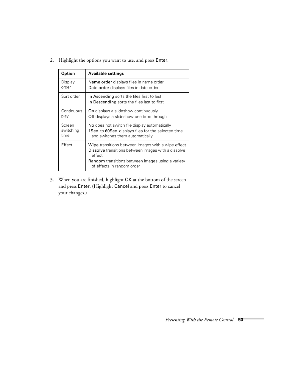 Univex PowerLite 700 User Manual | Page 53 / 110