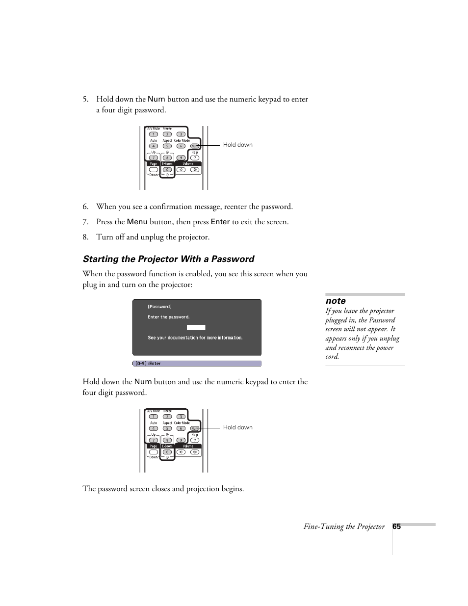 Univex PowerLite 700 User Manual | Page 65 / 110