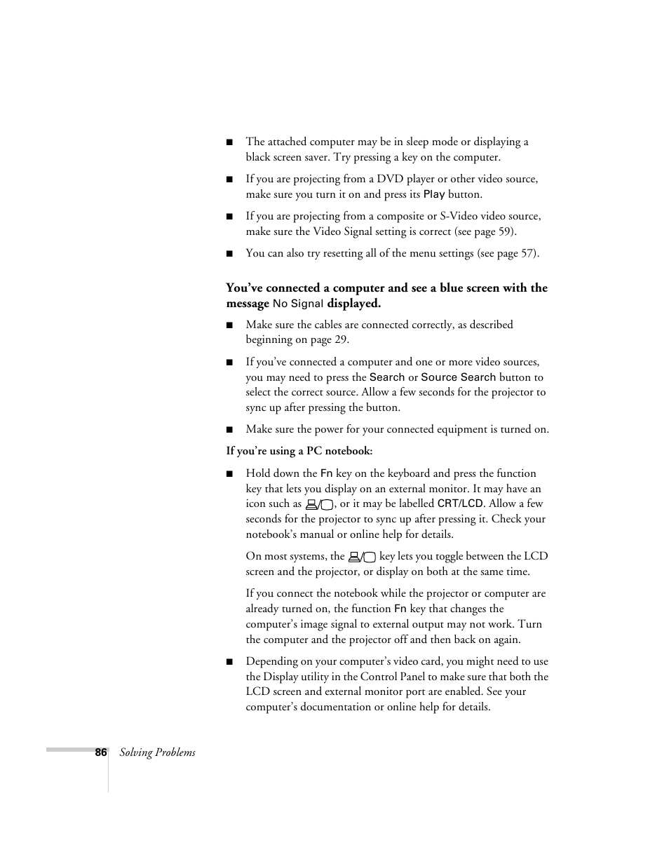 Univex PowerLite 700 User Manual | Page 86 / 110
