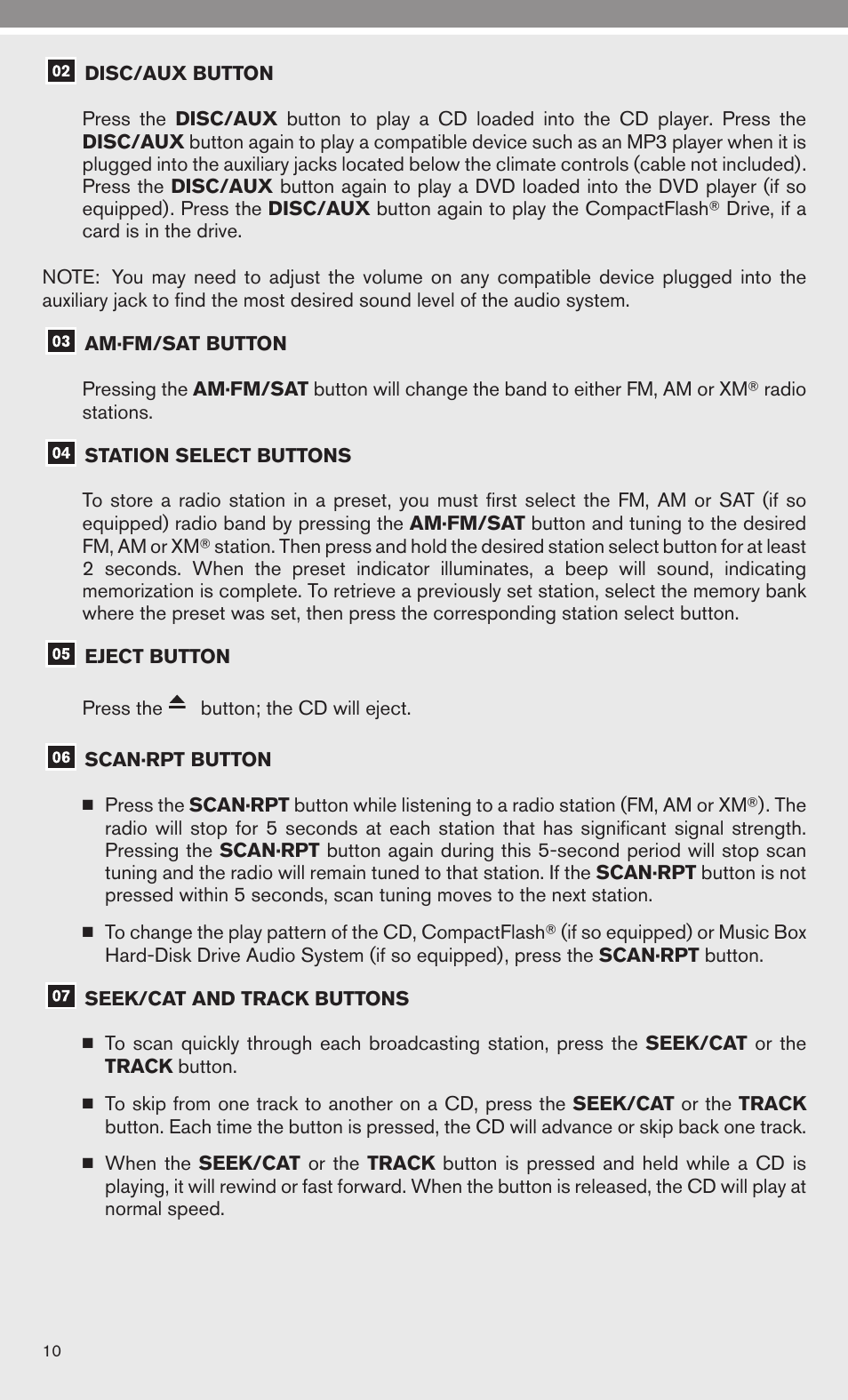 Univex 2010 Armada User Manual | Page 12 / 52