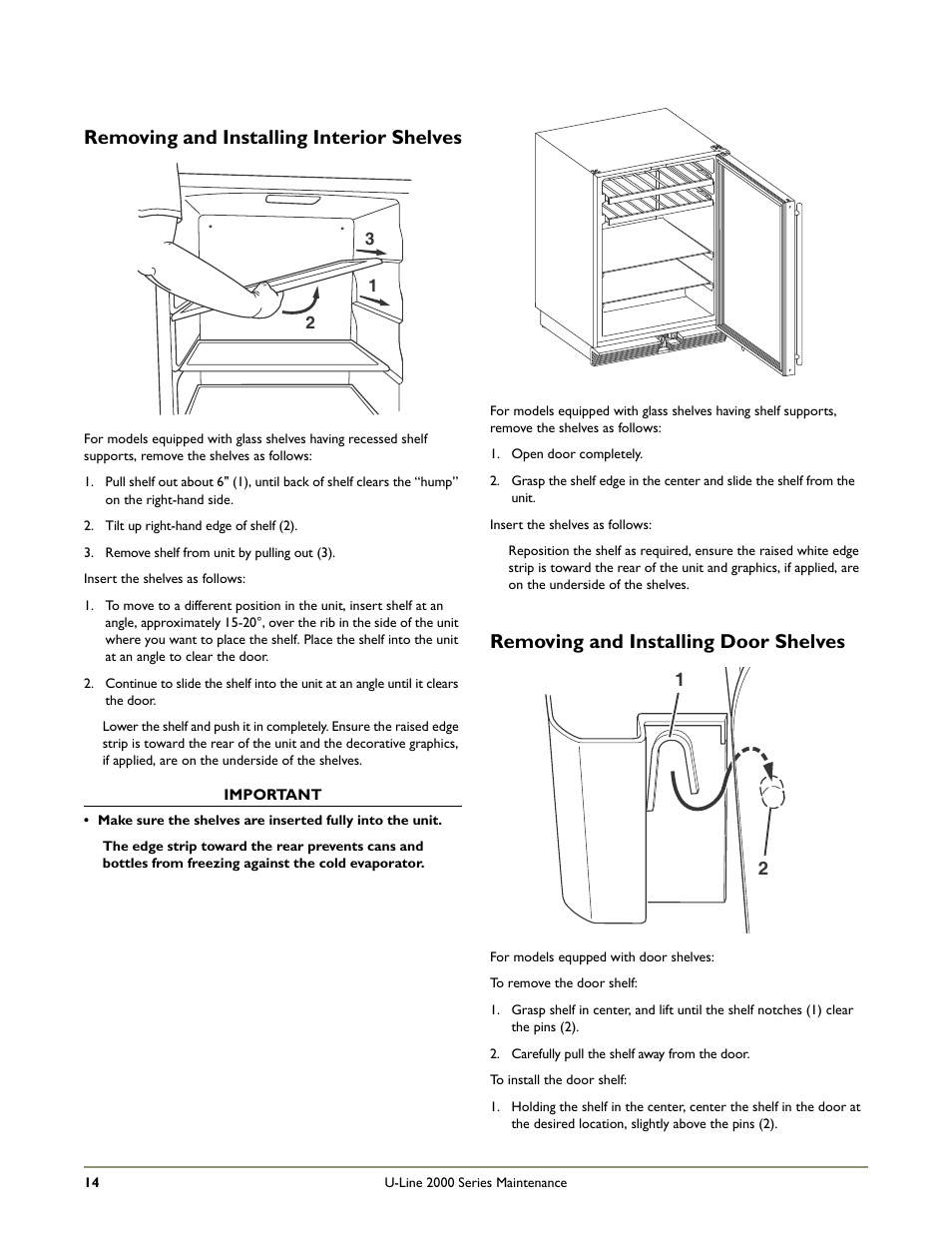 U-Line 2115RS User Manual | Page 16 / 24