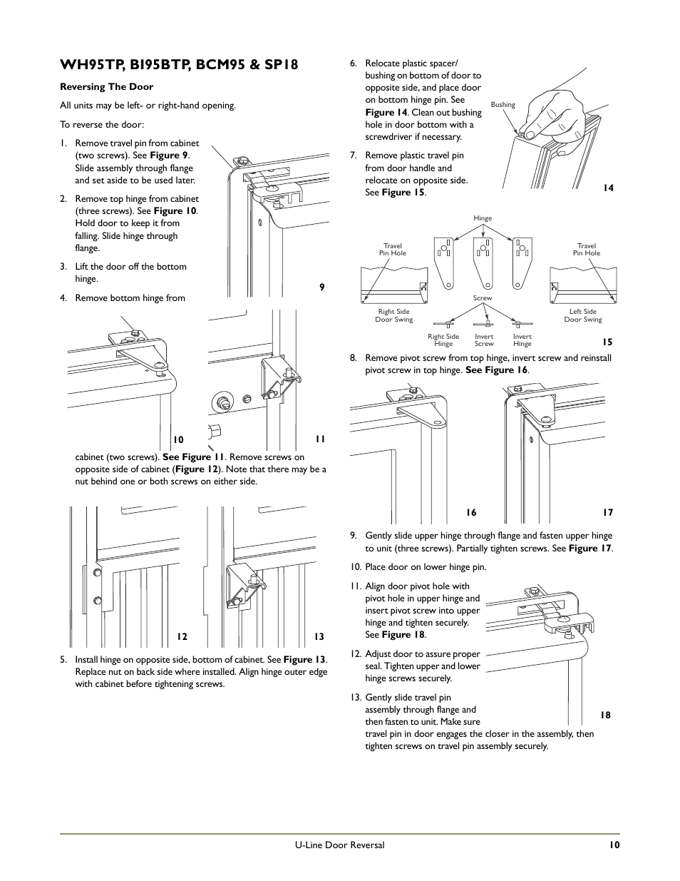 U-Line BI95 User Manual | Page 11 / 19