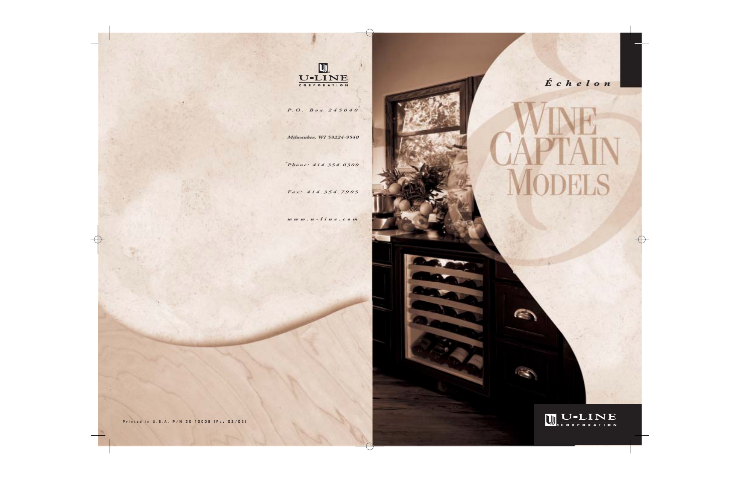 U-Line Wine Captain User Manual | 32 pages