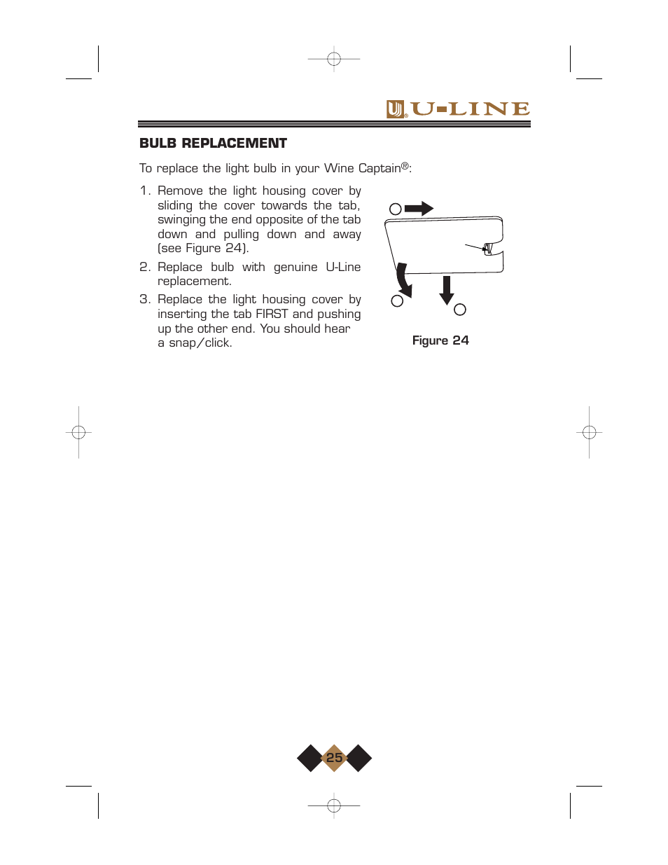 U-Line Wine Captain User Manual | Page 27 / 32