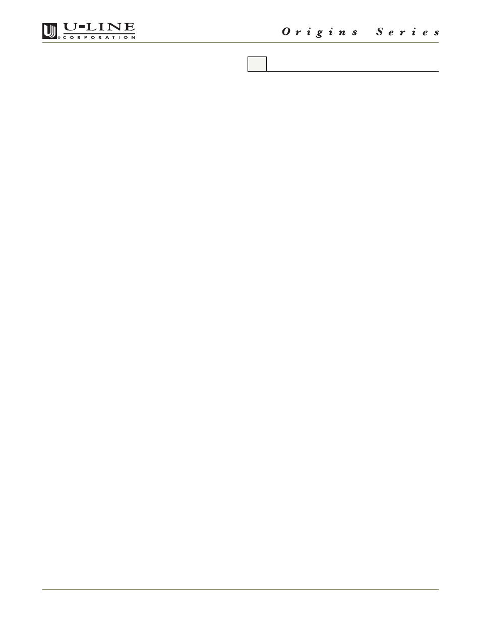 Before calling for service, If service is required, Replacement parts | 8service | U-Line 1175BEV User Manual | Page 24 / 32