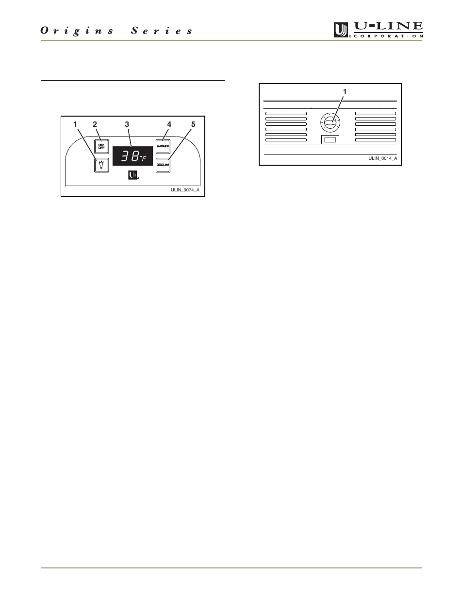 Manual temperature control, Normal operating sounds | U-Line 1175BEV User Manual | Page 9 / 32