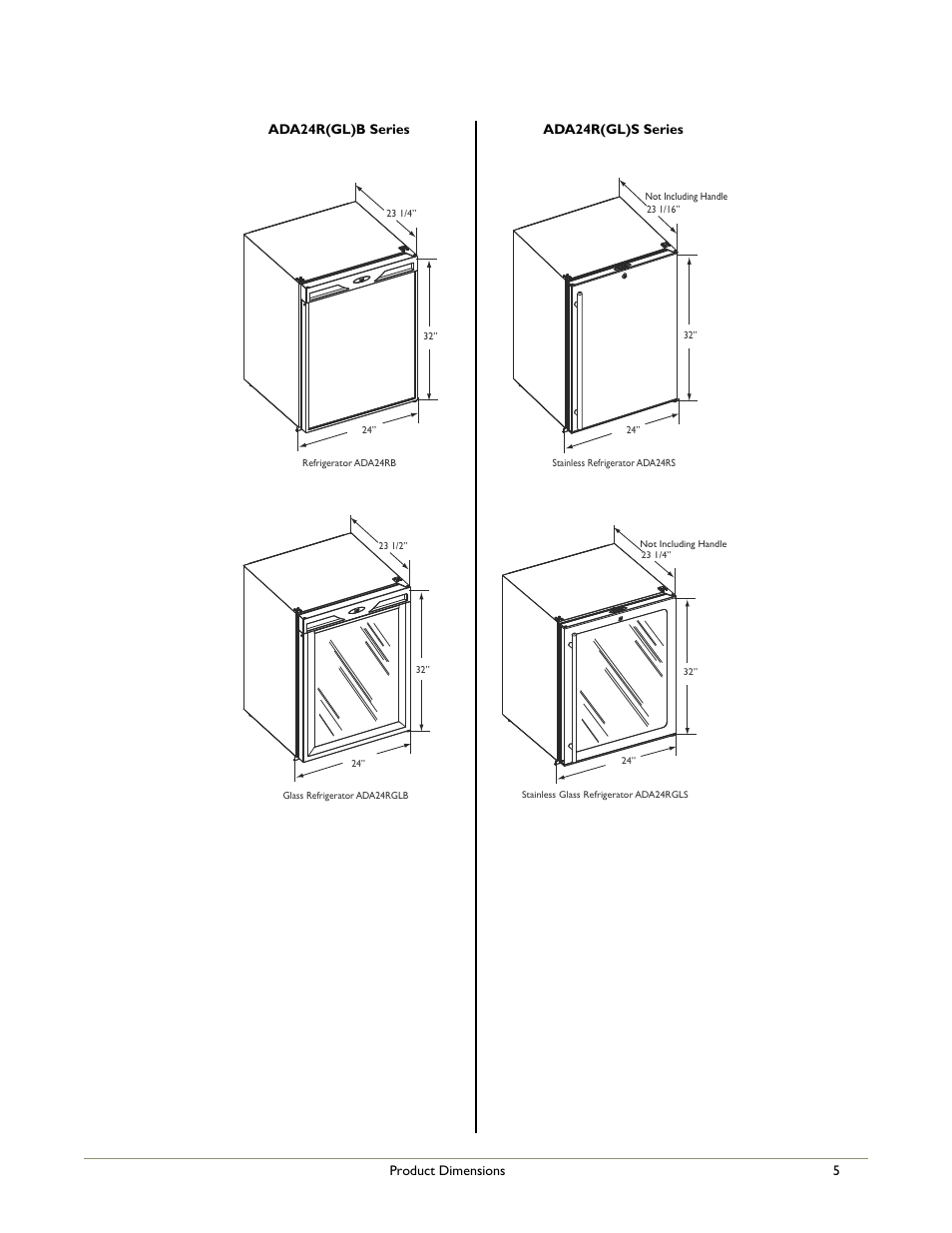 Ada24 series | U-Line 75F User Manual | Page 7 / 14