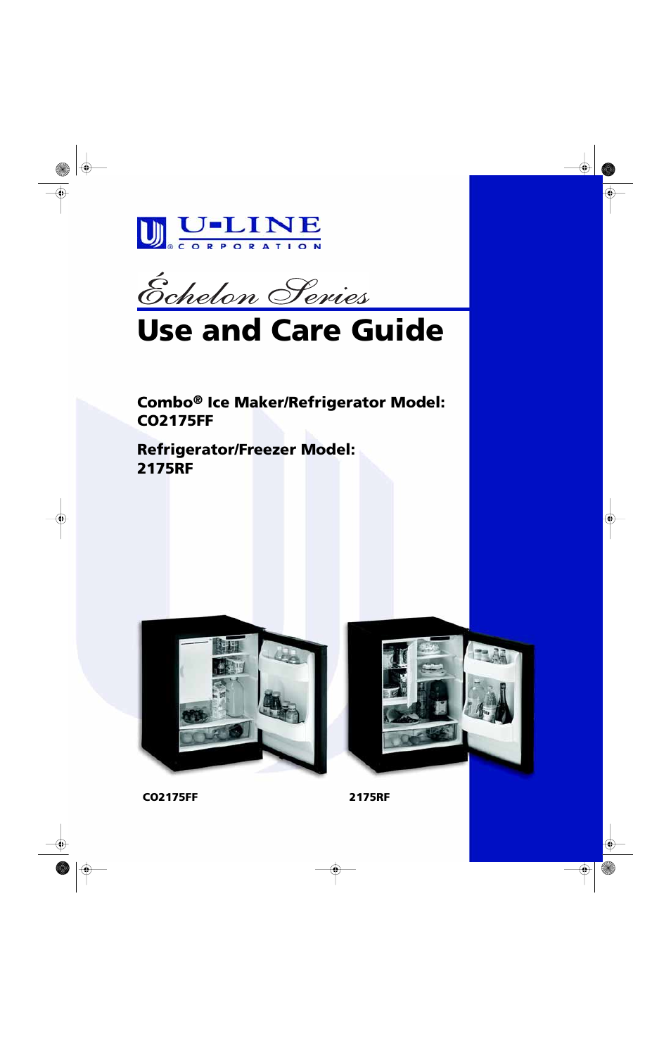 U-Line CO2175RF User Manual | 24 pages