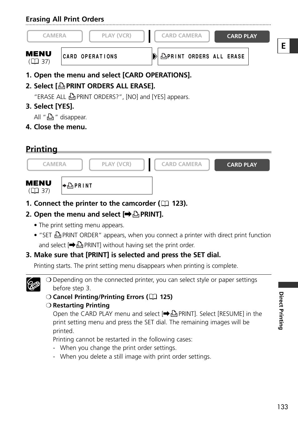 Printing | U-Line 30 User Manual | Page 133 / 166