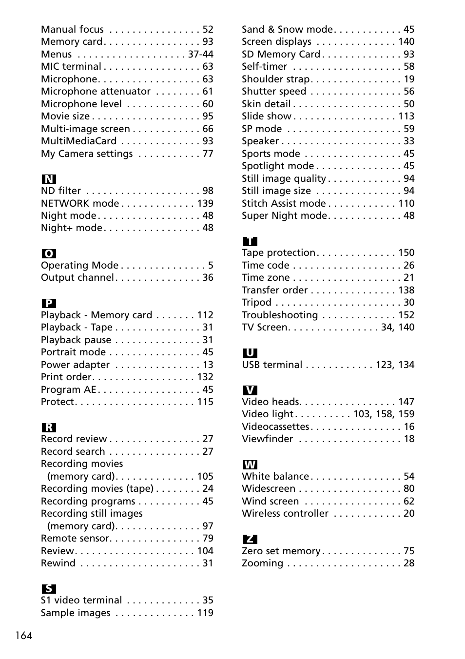 U-Line 30 User Manual | Page 164 / 166