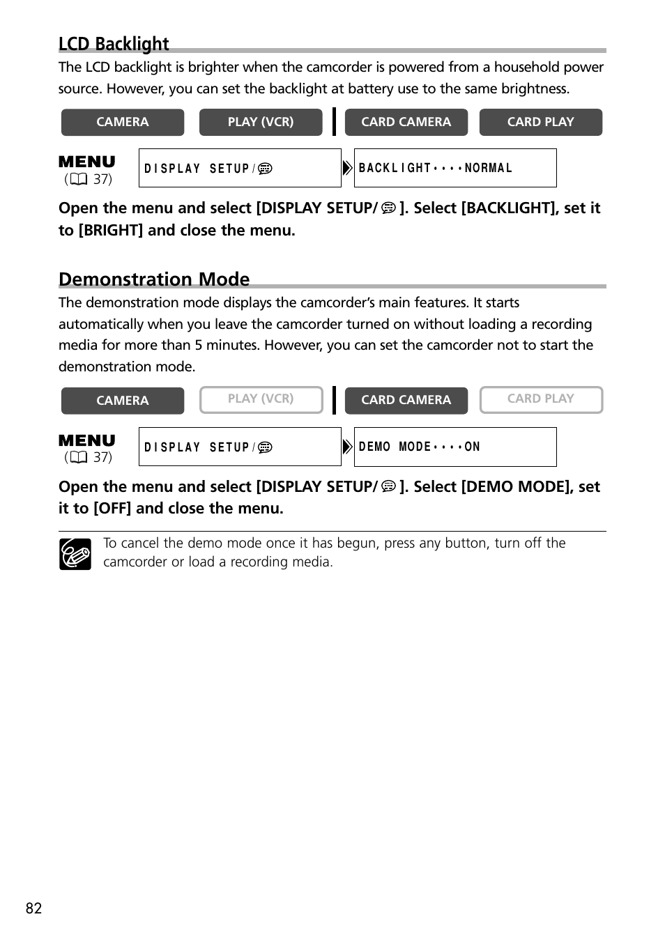 Lcd backlight, Demonstration mode | U-Line 30 User Manual | Page 82 / 166