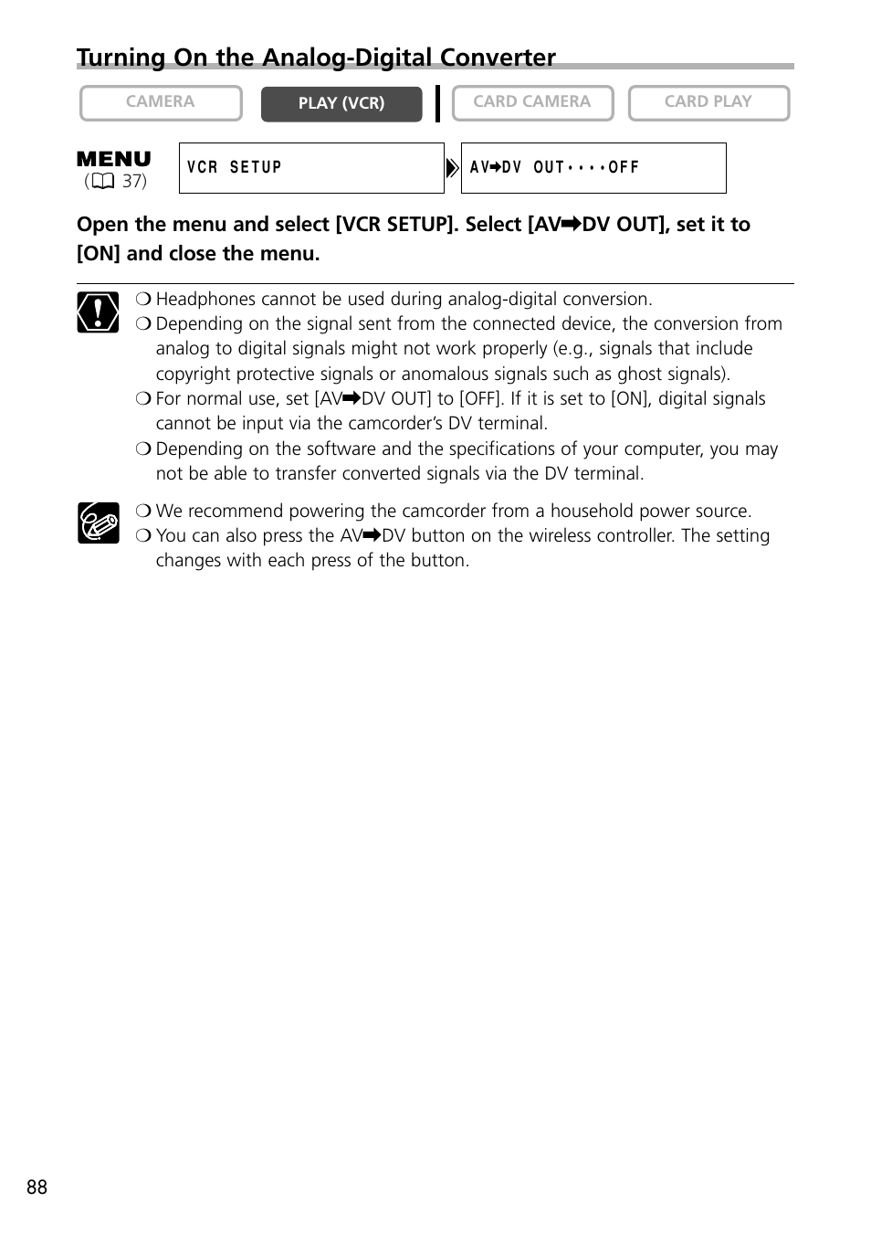 Turning on the analog-digital converter | U-Line 30 User Manual | Page 88 / 166