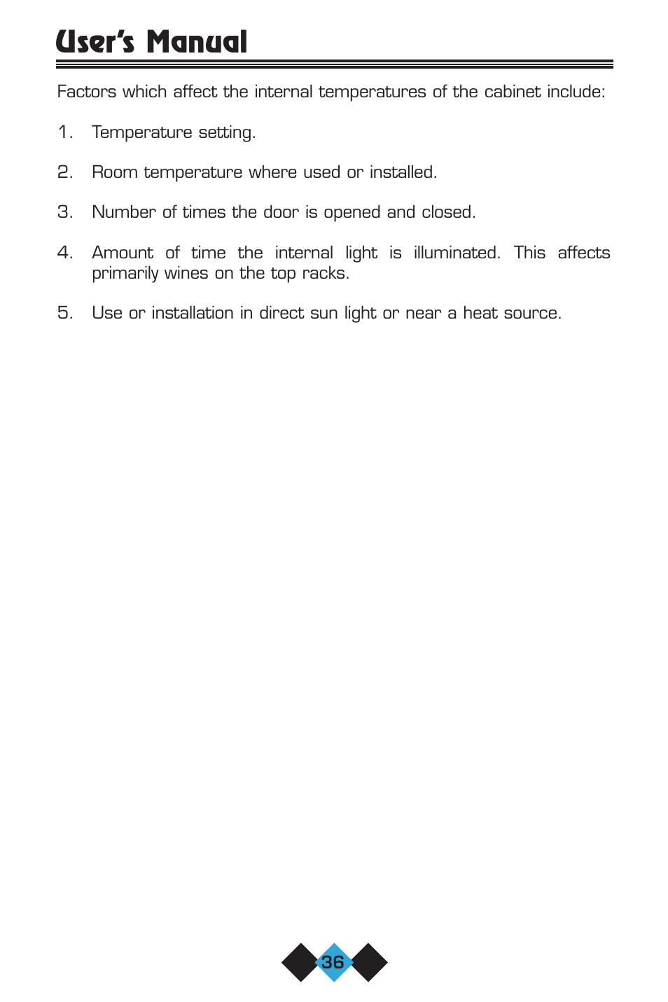 User’s manual | U-Line 75 User Manual | Page 38 / 56