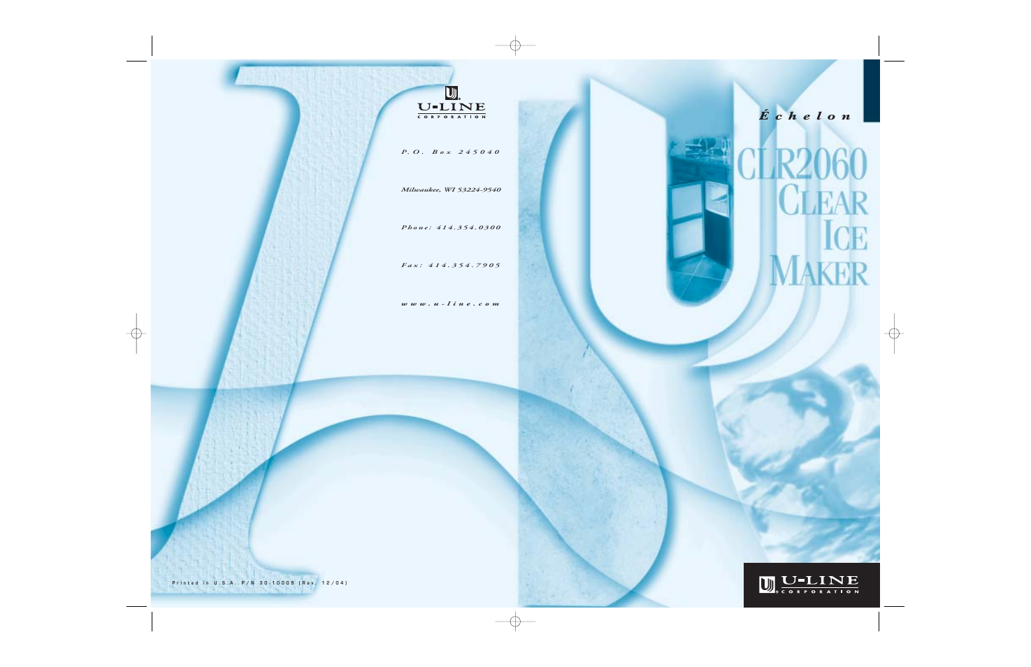 U-Line CLR2060 User Manual | Page 44 / 44