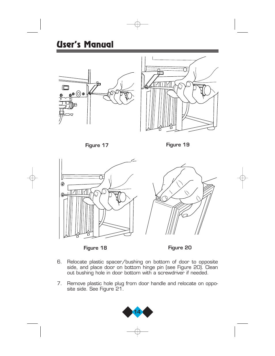 User’s manual | U-Line Refrigerator/Ice-Maker Combos User Manual | Page 16 / 38