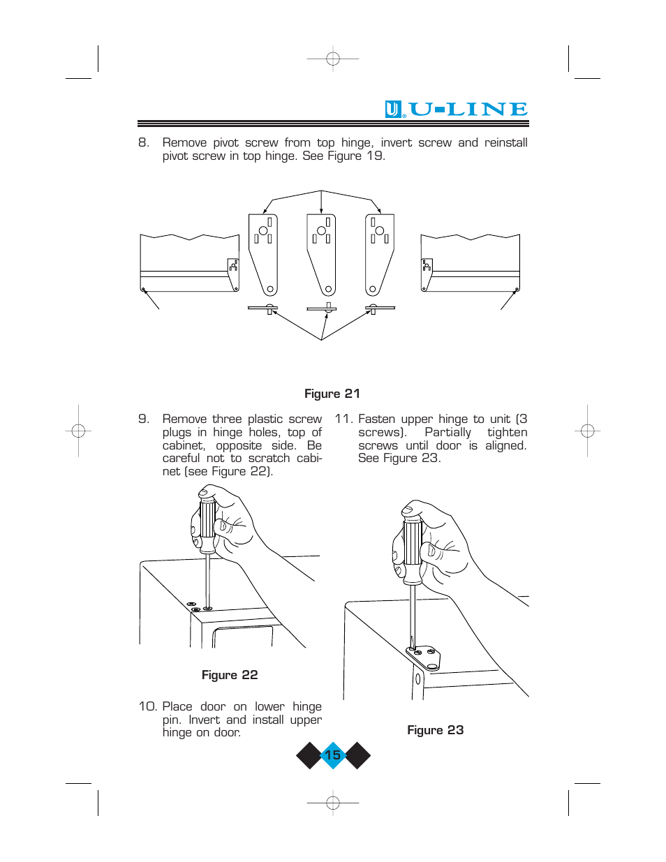 U-Line Refrigerator/Ice-Maker Combos User Manual | Page 17 / 38