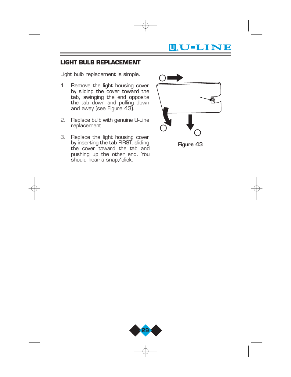 U-Line Refrigerator/Ice-Maker Combos User Manual | Page 31 / 38