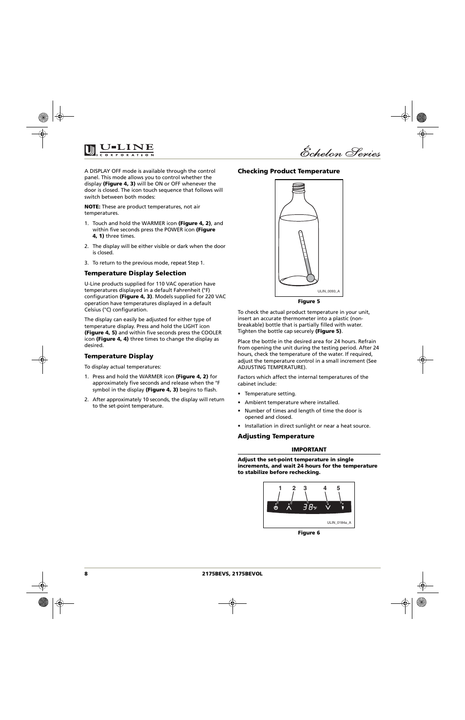 U-Line 2175BEVOL User Manual | Page 8 / 24