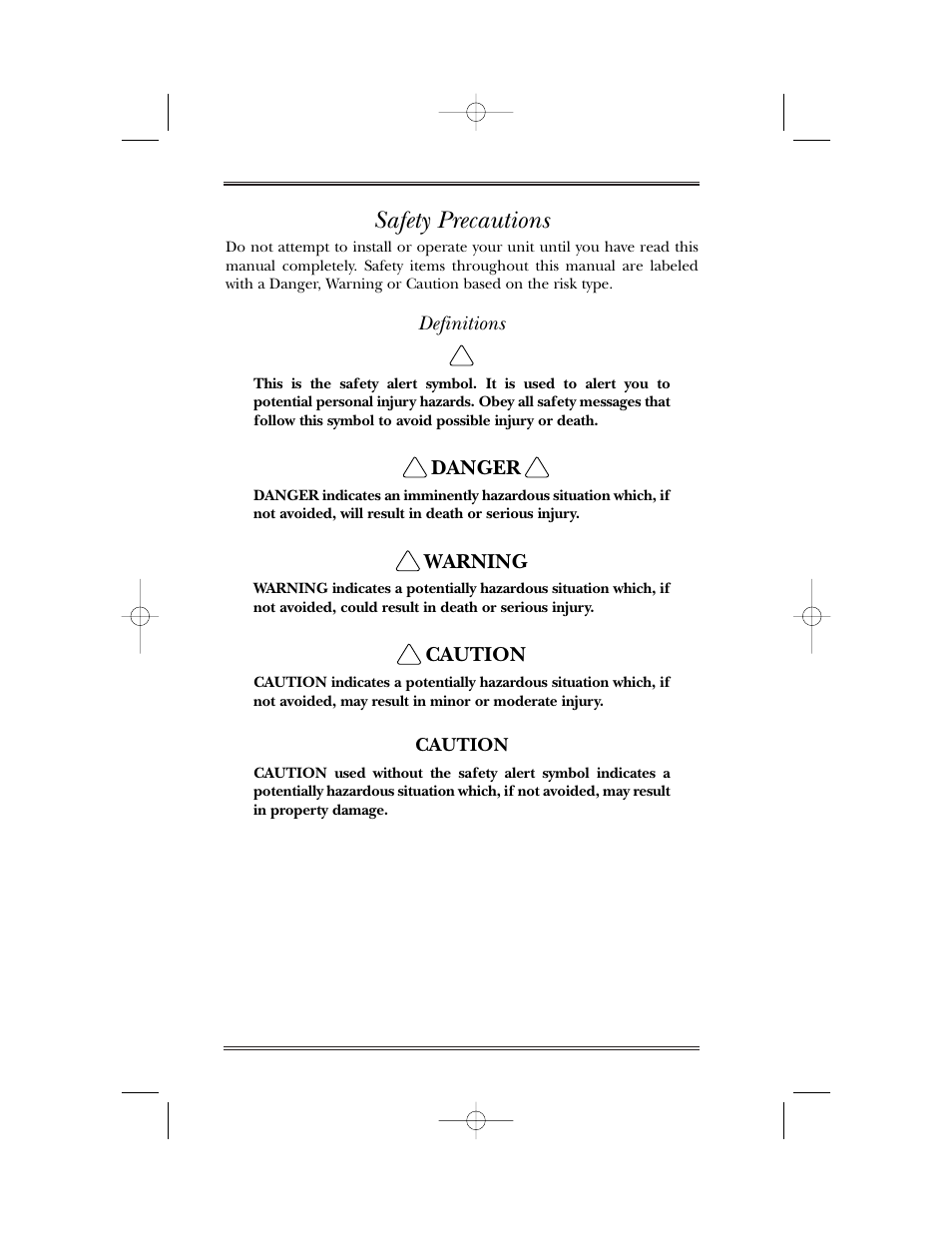 Safety precautions | U-Line 15WC User Manual | Page 3 / 18