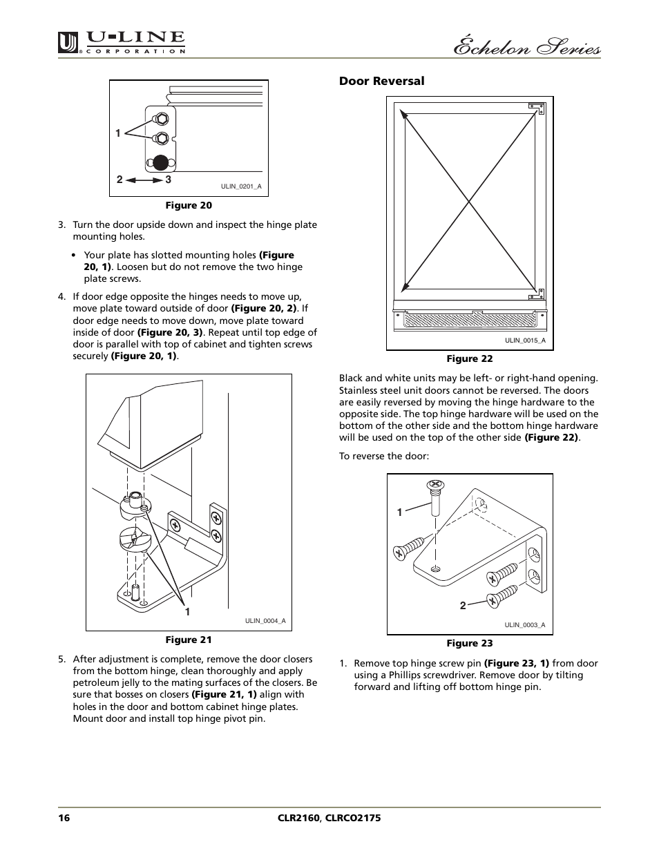 U-Line CLRCO2175 User Manual | Page 16 / 28