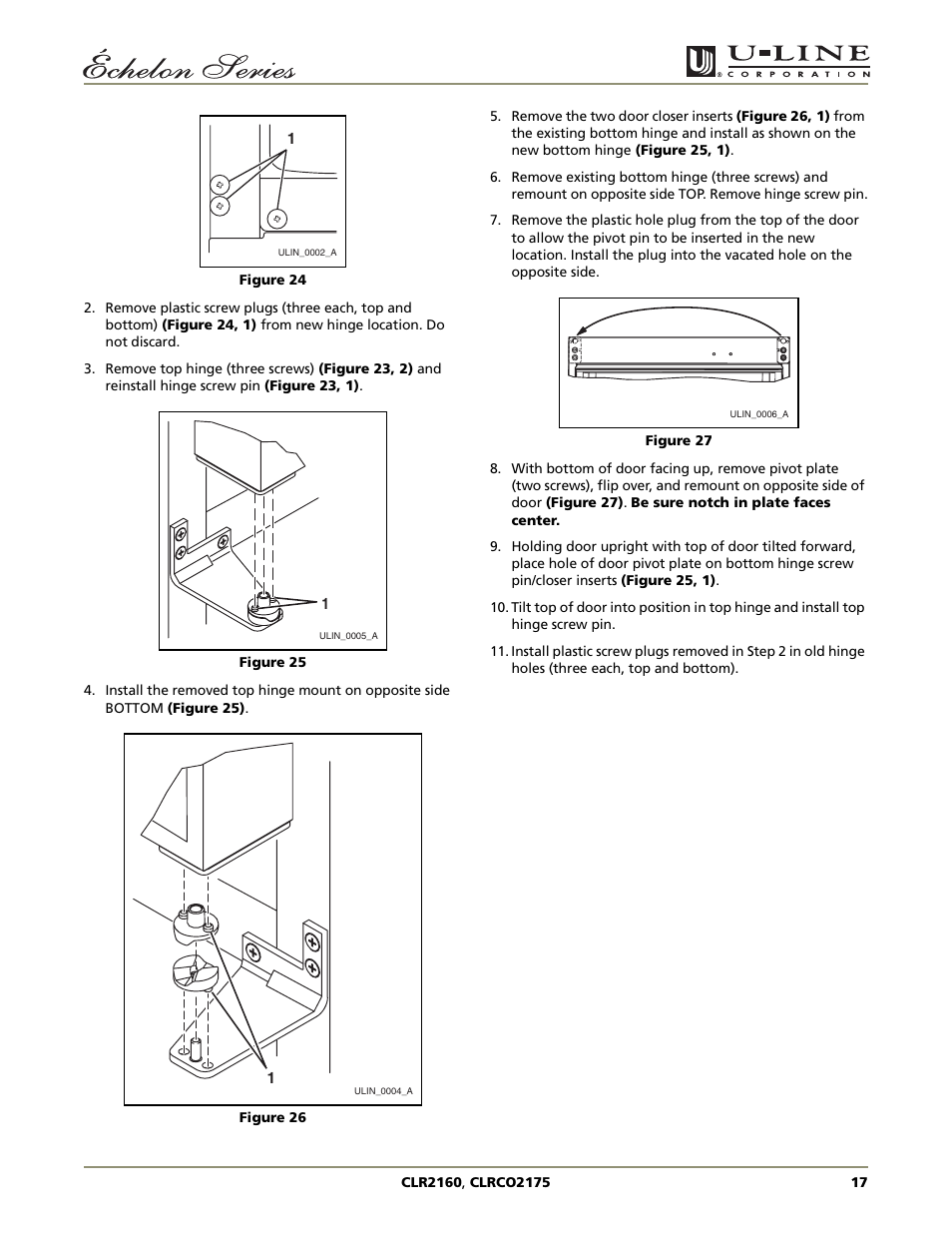 U-Line CLRCO2175 User Manual | Page 17 / 28